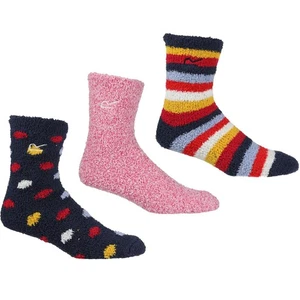 Regatta Womens 3 Pack Comfort Stretch Cosy Casual Socks - Picture 1 of 3