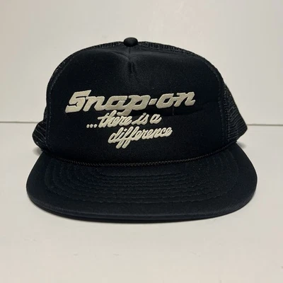 Sombrero de camionero vintage Snap On There Is a Difference malla Snapback Foto 1 de 4