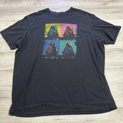Camisa Star Wars Arte Pop Darth Vader Negra Hombre’s 5XL Camiseta Foto 1 de 3