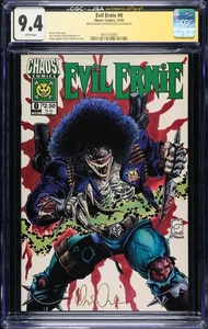 Evil Ernie #0 CGC x JSA 9.4 Chaos! 1993 Signed Brian Pulido Greg Capullo Cover - Picture 1 of 2
