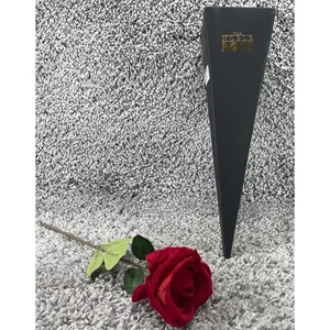 Noble Rose Ring Box Flower Heart Engagement Rose Ring Box Red Special Occasions - Picture 1 of 14