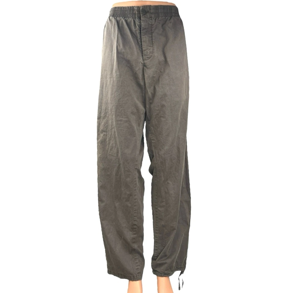 Lanvin Men's Brown High Waist Straight Wide Leg Baggy Trousers Pants Sz 54/US 44 - Image 1 of 4