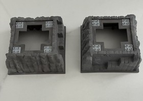 2006 vintage LEGO Bionicle 8893 Lava Chamber Gates Raised Mountain Plates