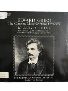 Edvard Grieg Norwegian Chamber Orchestra Music For Strings LP NM BIS LP-147 1979 - Picture 1 of 8