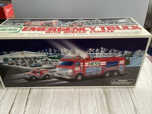 Hess 2005 Emergency Truck With Rescue Vehicle - Red Fire Truck~Brand New~ - Picture 1 of 4