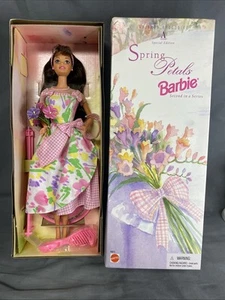 1996 Avon Spring Petals Special Edition Brunette Barbie Doll 2nd in the Series - Bild 1 von 5