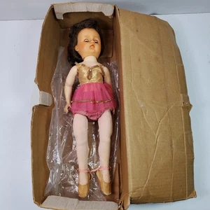 Vintage 1950s Aida Toe Dancing Ballerina Doll 18 Inch w/ Box - Picture 1 of 6