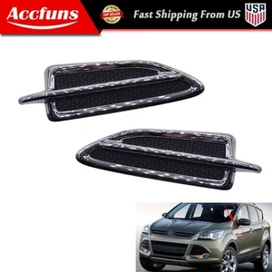 For Ford Escape 2013 2014 2015 Left&Right Kit Front Fender Vent Moulding Trim - Picture 1 of 10