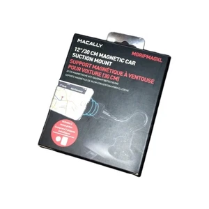 Macally Magnetic Car Suction Mount For Phone 12" Fexible With Two Metal Plates - Picture 1 of 2