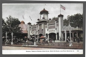 Scranton, Pa - Edisonia, Temple of Mystery, Scentorim, Merry-Go-Round, Luna Park - Bild 1 von 2