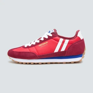 Patrick Monza Herren Sneaker Freizeitschuhe dunkelrot weiß - Bild 1 von 9