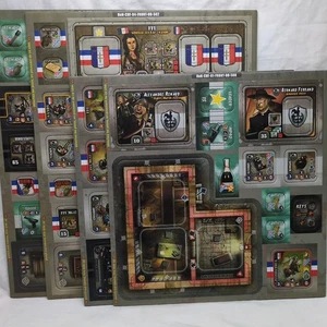 (4) Heroes Of Normandie Civilians Under Fire Token Boards - Bild 1 von 9