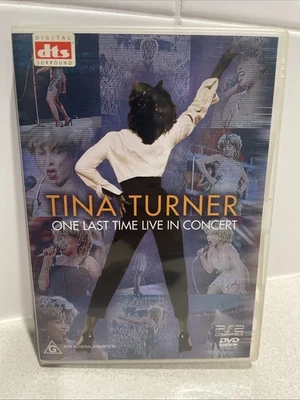 Tina Turner – One Last Time Live in Concert (DVD, 2000) Reg All Fast Post - image 1 of 4