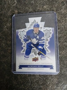2017 Upper Deck Toronto Maple Leafs Centennial Die Cut Morgan Rielly Card# 62 - Picture 1 of 2