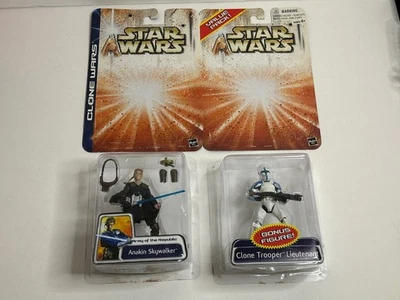 Pacote econômico Star Wars Anakin Skywalker & Clone Trooper Tenente Clones Wars - Imagem 1 de 4