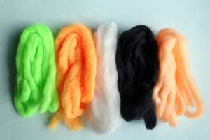 5 x 1,2m EGG YARN COMBO montage mouche oeuf fly tying material fish mix - Photo 1/1