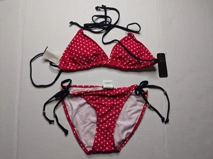 Ingear,  Bikini Top And Bottom, Junior’s Size Medium, Red, White, New, Swimsuit - Picture 1 of 8