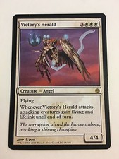 Victory's Herald x1 Mirrodin Besieged MTG Magic Card White Rare Mint/NM