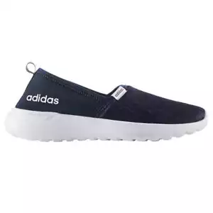 NUOVE scarpe da passeggio da donna blu navy ADIDAS Slip On Neo Lite Racer sneakers taglia 6,5 - Foto 1 di 5
