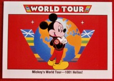 Disney COLLECTOR CARDS - Card #172 - WORLD TOUR - 1001 HELLOS - IMPEL 1991