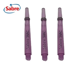 Sabre Dart Shafts / Stems Purple ( WAC ) 45mm or 35mm 15pcs 5 x sets of 3 - Picture 1 of 2