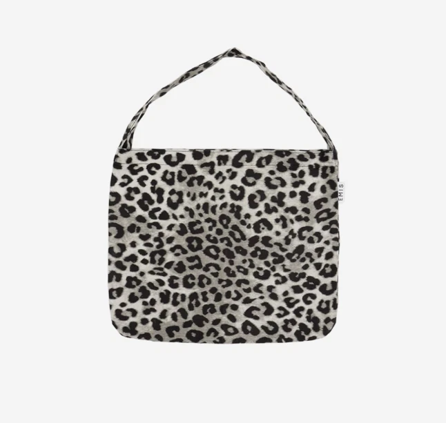 Nuevo Bolso Emis Pana Leopardo Eco Gris 100% Auténtico Foto 1 de 1