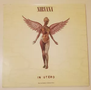 Nirvana In Utero 1993 Original Special Limitied Edition Clear Vinyl LP DGC-24607 - Picture 1 of 14