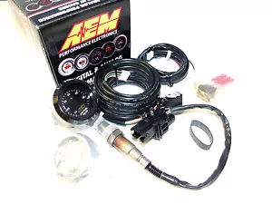 AEM Digital Wideband Air Fuel Ratio UEGO O2 Controller Gauge Kit (Bosch 4.9 LSU) - Picture 1 of 2