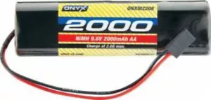 Onyx M2213 NiMH 9.6V 2000mAh AA Transmitter Rect Universal - Picture 1 of 1
