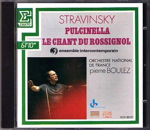 Pierre BOULEZ: STRAVINSKY Pulcinella Le Chant du Rossignol CD Ann Murray Estes - Bild 1 von 1