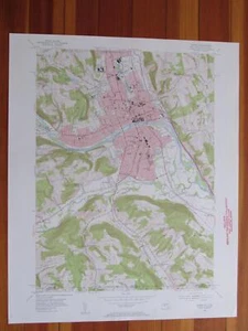 Mapa de ratón Elmira New York 1955 original vintage del USGS - Imagen 1 de 1