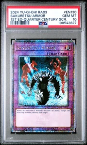 PSA 10 Sakuretsu Armor | RA03-DE130 | Bonanza | Quarter Century Secret Rare - Bild 1 von 2