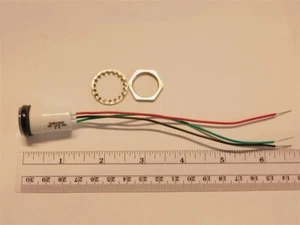 Dialight 557-1412-203 Red / Green Bi-Color LED Panel Lamp 11/16" Watertight 5V - Picture 1 of 3