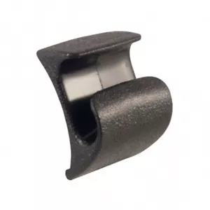 1971 1972 1973 Mustang Coupe Fastback Sunvisor Center Bracket Black Best USA - Foto 1 di 1