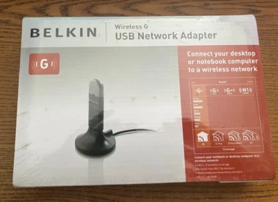Belkin Wireless G USB Network Adapter NEW - Image 1 of 4