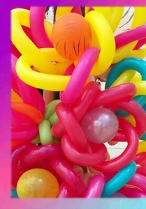 ☆Blumenballons und Wirbel☆Deko☆im Karton☆ - Bild 1 von 4