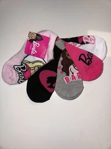 Calze Barbie bambina taglia 7 1/2 - 3 1/2 nero rosa - Foto 1 di 5