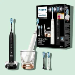 Philips Sonicare Diamondclean 9000 Elektrische Zahnbürste Doppelpack HX9914/61 - Bild 1 von 1