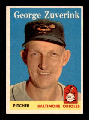 1958 Topps #6 George Zuverink - Image 1 of 2