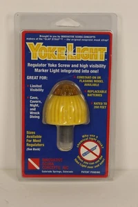 Innovative Scuba Concepts 5/8" Amber Yoke Light In Package - Picture 1 of 5