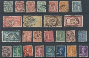 France Stamps 1900-1907 SG288/90;294;300/6;308/10;314/9;331;333;337;339;343;345 - Picture 1 of 1