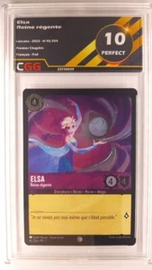 Elsa Reine Régente CGG 10 Perfect FRANCAIS LORCANA Disney 40/204 23730039 - Picture 1 of 3
