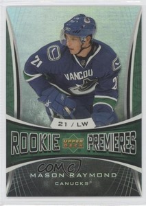 2007-08 Upper Deck Trilogy Rookie Premieres /999 Mason Raymond #178 Rookie RC
