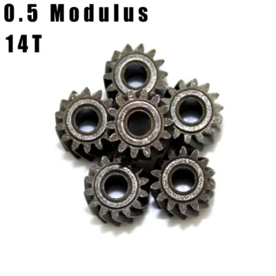 0,5 Mod Kohlenstoffstahl Schraubenrad Ritzelgetriebe schräg Zahnrad Zähne 14T - Bild 1 von 4