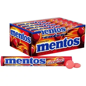 Mentos Mints Zimt 15 Rollen 1,32 Oz Brötchen - Bild 1 von 1