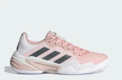 Tênis Adidas Feminino Barricade 13 7,5 W, Rosa Areia/Cinza Quatro/Rosa Areia - Imagem 1 de 4