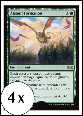 MTG - 4 x Assault Formation - Tarkir: Dragonstorm - Playset 4x x4 - Image 1 of 2