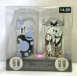 Set Bicchieri Disney Nightmare Before Christmas Cambia Colore Controllo Temp Walgreens - Foto 1 di 5