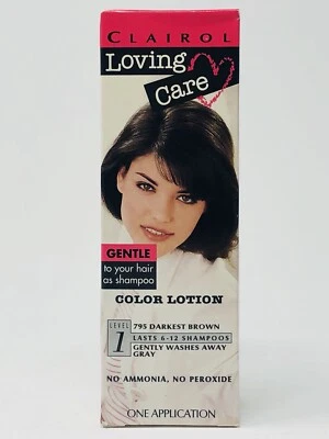 (1) Loving Care 795 Darkest Brown Hair Color Lotion by Clairol - Image 1 of 2