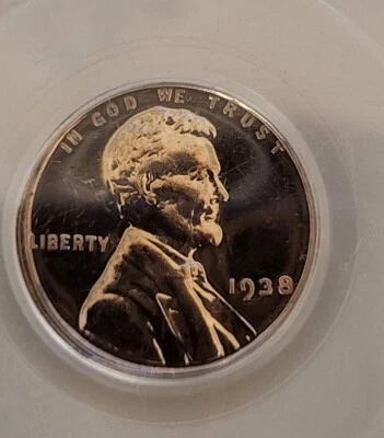 1938 Wheat Lincoln Cent NMM (Proof) 1C NGC Not GRADED: Could Be PR66/67+RD - Image 1 of 4